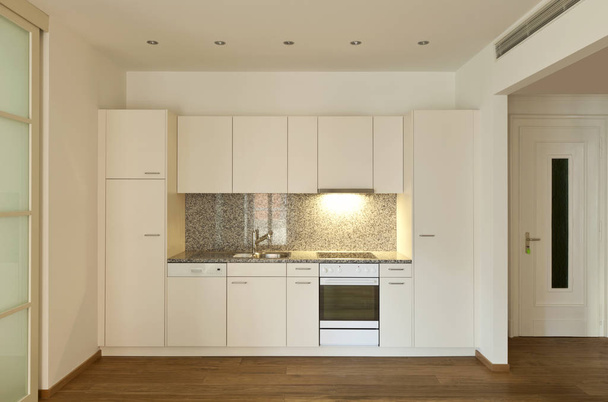 modern apartment, interior, kitchen - Фото, изображение