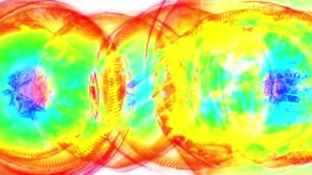 Bewegende rotierende abstrakte Malerei Regenbogen nahtlose Schleife Backgrond Animation neue Qualität künstlerisch freudig bunt dynamisch universell cool schön Videomaterial - Filmmaterial, Video