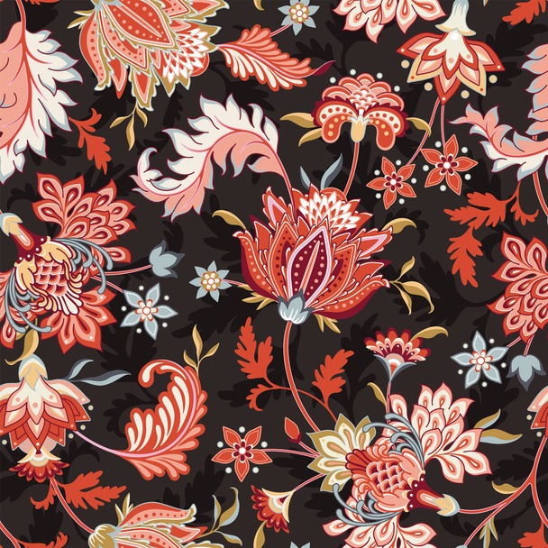 seamless vector floral pattern - Vector, Image
