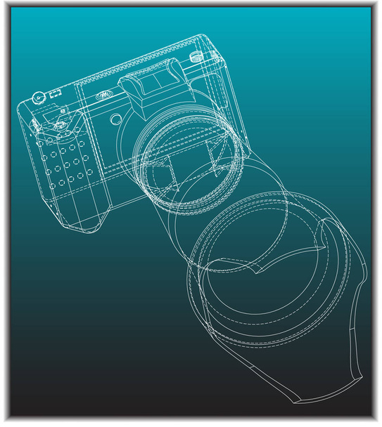 Modèle 3d de la caméra
 - Vecteur, image