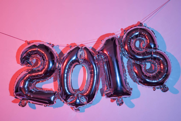 number 2018, as the new year - Fotoğraf, Görsel
