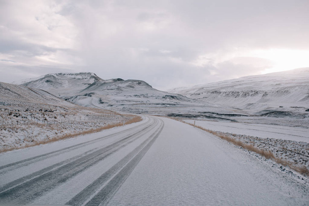 Mountain roads of Iceland from - Foto, Bild