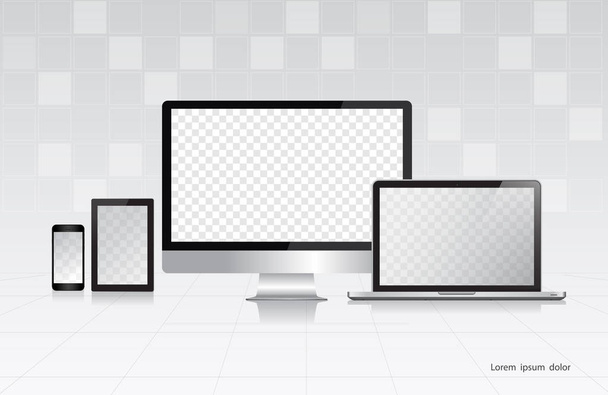 electronic devices vector illustration. Technology  - Vector, Image