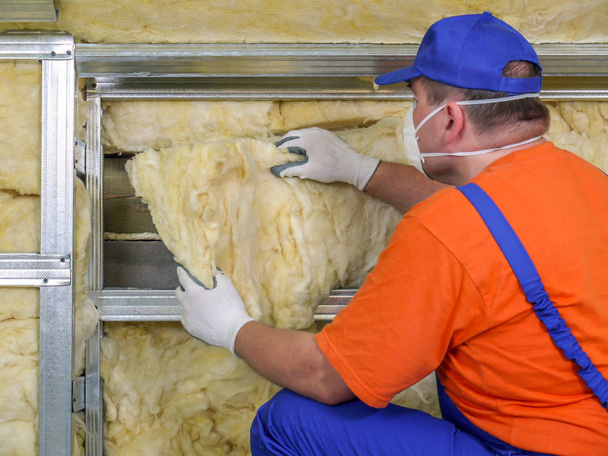 Thermal insulation work - Photo, Image