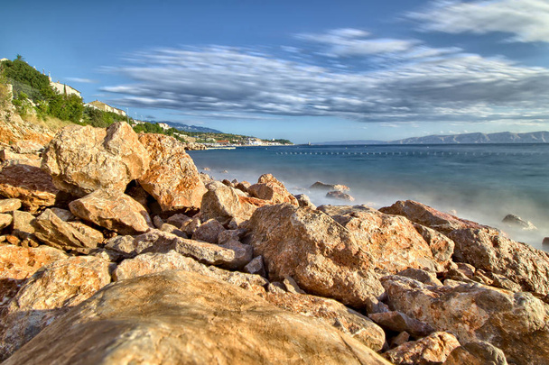 Adriatische kust - Senj - Istrië - Kroatië - Foto, afbeelding