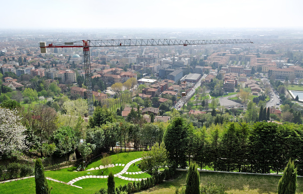 Blick von Bergamos alta. - Foto, Bild