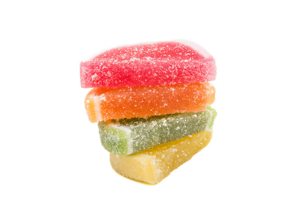 Fruit jelly isolated  - Photo, Image