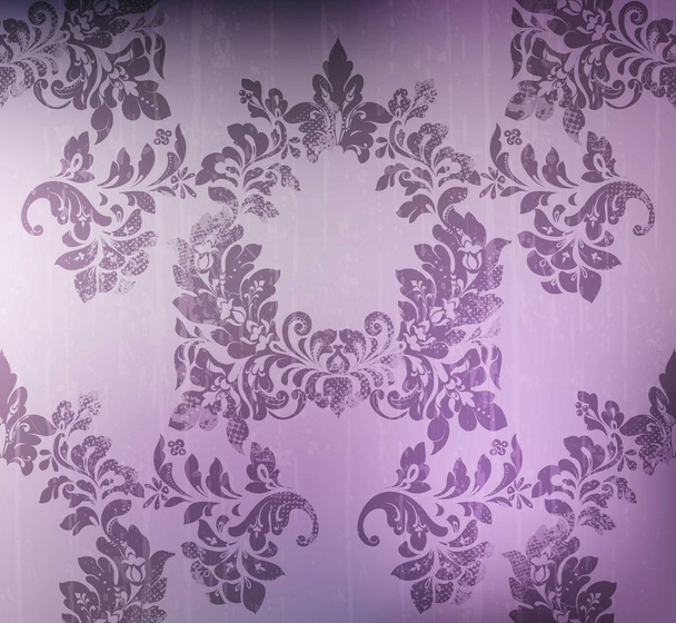 Damask pattern texture Vector. Royal fabric background. Luxury background decors - Wektor, obraz