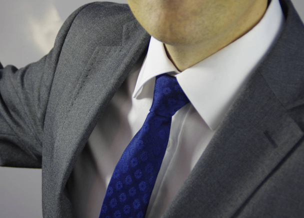 corbata azul
 - Foto, Imagen
