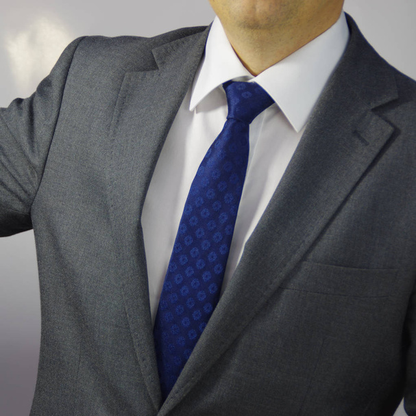 cravate bleue
 - Photo, image