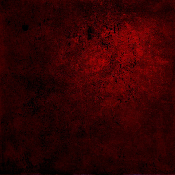 Abstract red background or paper with bright center spotlight and dark border frame with grunge background texture - Foto, Bild