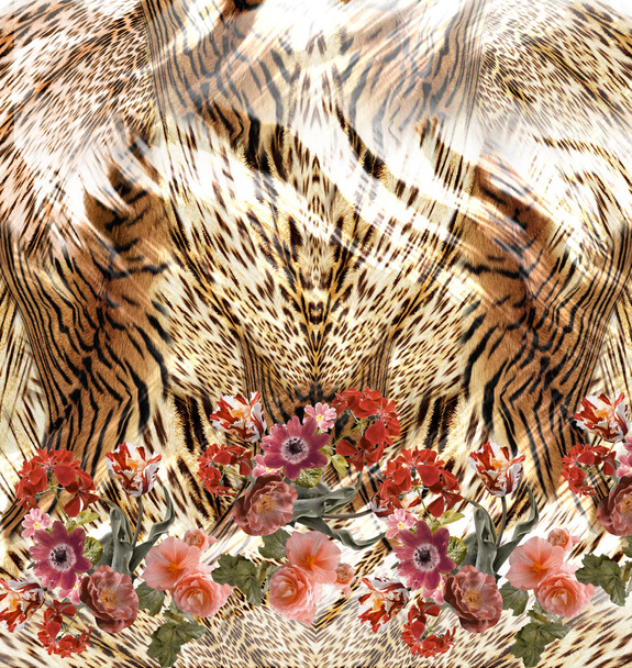 fiore leopardo sfondo
 - Foto, immagini