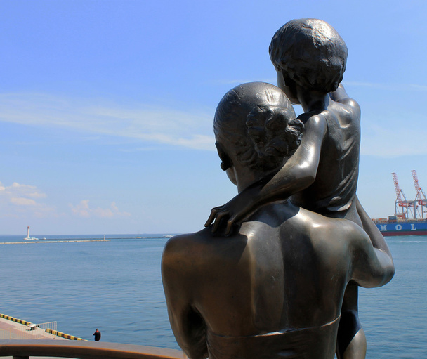Monumento esposa marinheiro em Odessa
 - Foto, Imagem