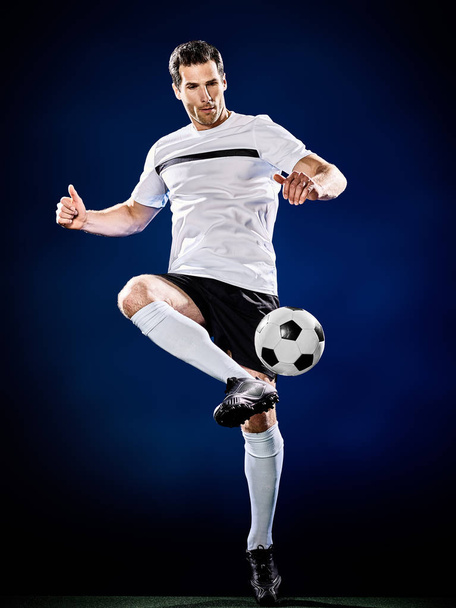 soccer player man isolated  - Foto, afbeelding