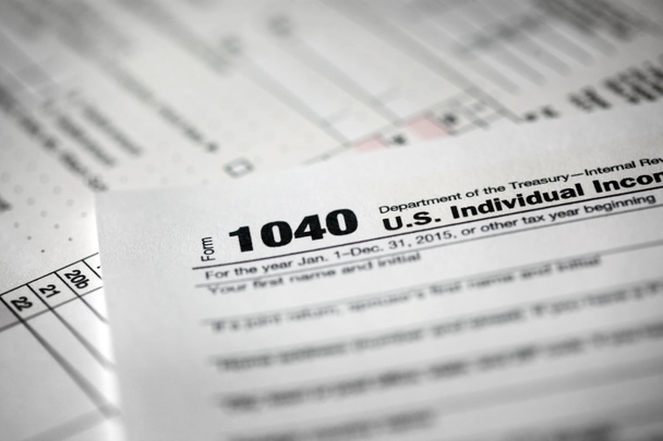 Tax forms background - Photo, Image