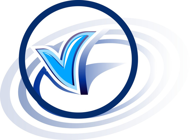 logo water goedgekeurd - Vector, afbeelding