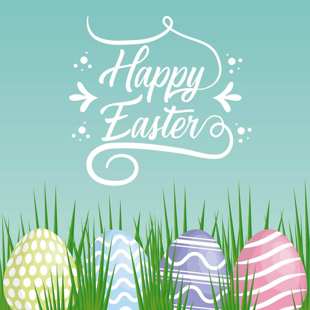 Happy Easter Design - Vektor, kép