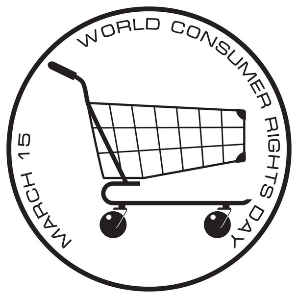 Consumer Protection Stamp - Wektor, obraz