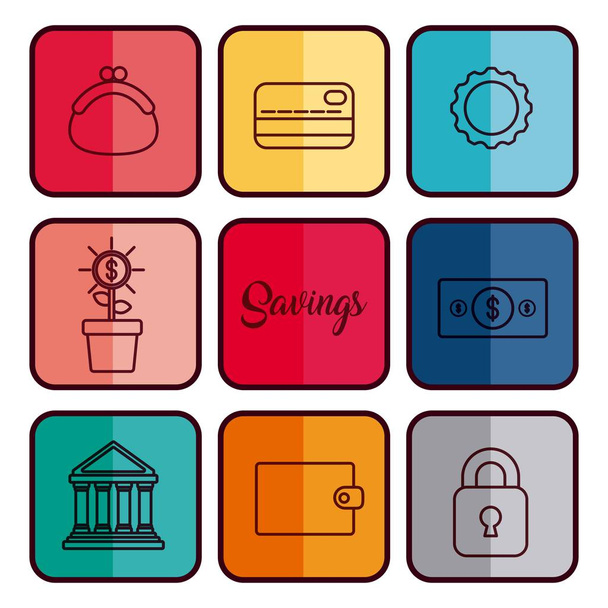 Money savings design - Vector, Image