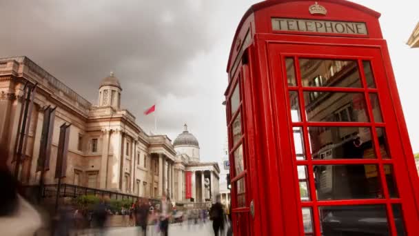 A famous london phone box - Footage, Video
