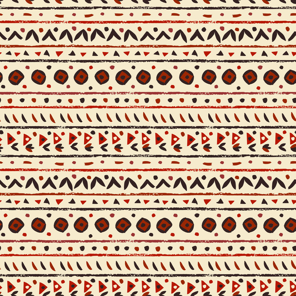 abstracte etnische naadloze patroon - Vector, afbeelding