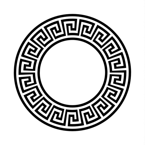 Kreisvektor griechisches Ornament - Vektor, Bild