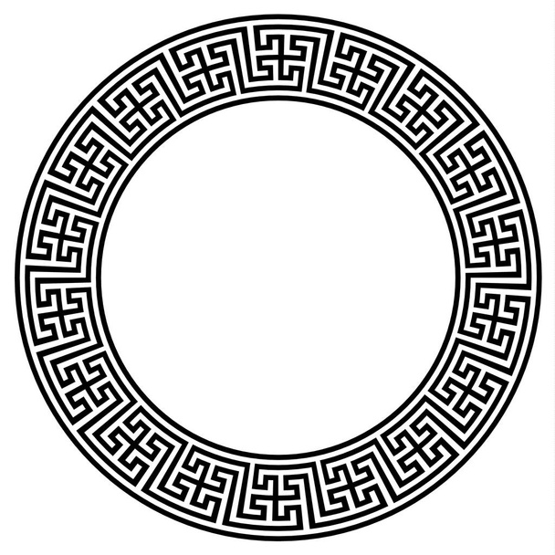 vector circular ornamento griego
 - Vector, Imagen