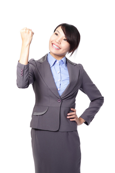 Success winner business woman - Photo, image