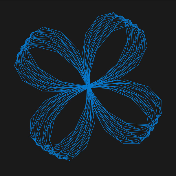 Abstract spirograph element for decorative design. - Vector, Image