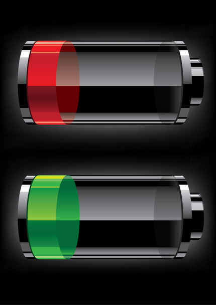 Power Indicator battery - Vektor, Bild