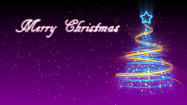 Christmas Tree Background - Merry Christmas 30 (HD) - Footage, Video