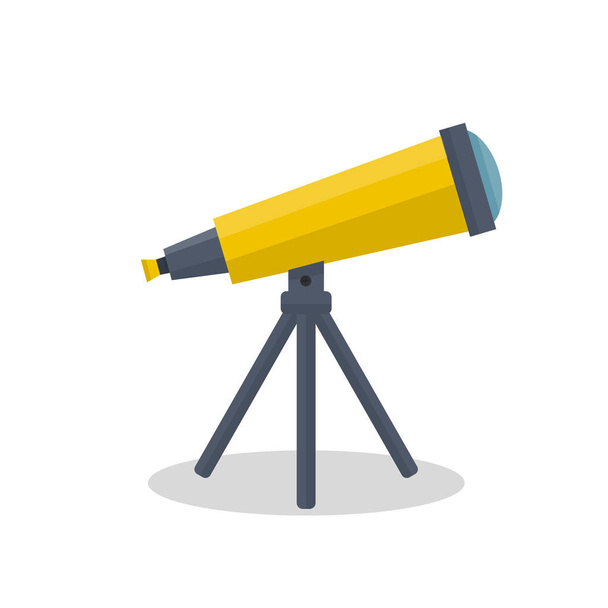 Telescope. Icon. Observation. Space. Astronomy. The starry sky. For your design. An object. - Vector, Image