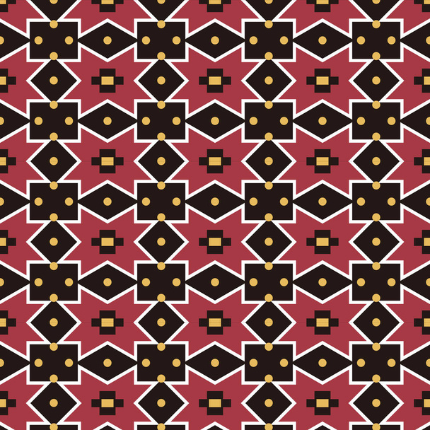 Seamless background southeast Asian retro aboriginal traditional - Vector, afbeelding