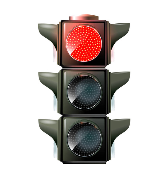 Traffic lights, 10eps. Green light. - Vector, Image