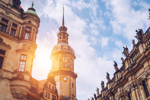 De oude stad van Dresden, Duitsland. Historische en culturele ce - Foto, afbeelding