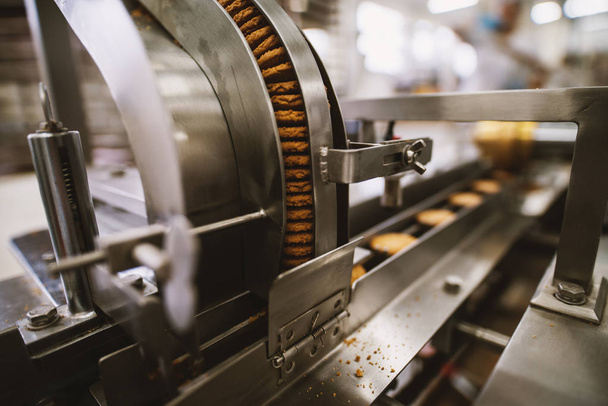 processus de production de biscuits à l'usine, industrie alimentaire
 - Photo, image