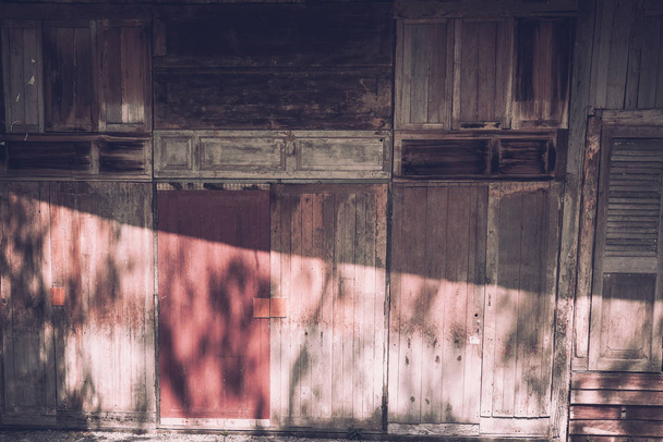 old wood window. grunge door. weathered barn texture background - Photo, Image