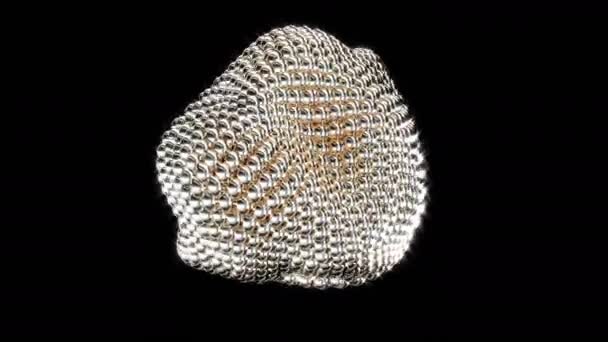 Introducción Esfera Metaball de oro abstracta capaz de bucle
 - Imágenes, Vídeo