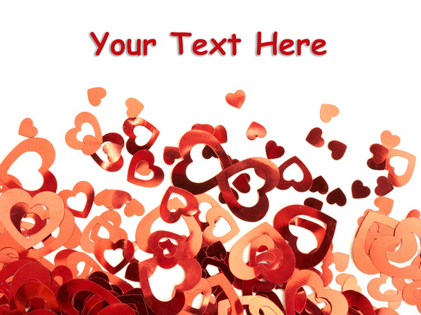 Valentine hearts background - Photo, image