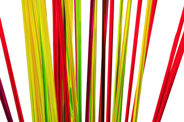 Colored tubes for cocktails - Foto, afbeelding