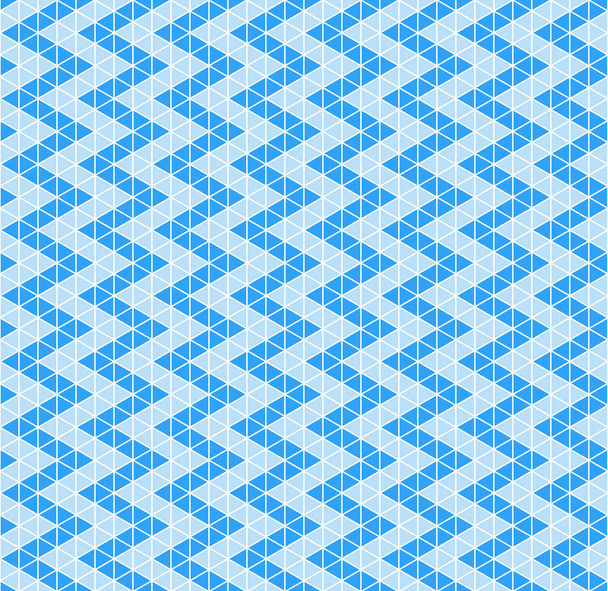 Mavi renkli vektör kesintisiz geometrik desen - Vektör, Görsel