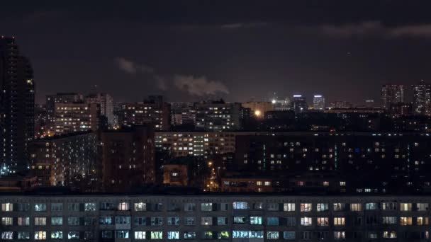 Ночное время в городе
 - Кадры, видео