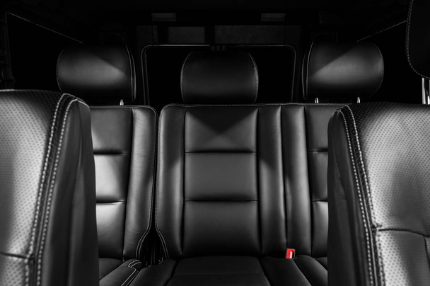 Leather seats in prestige car. - Photo, Image
