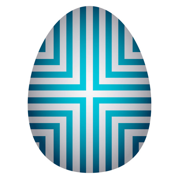 Isolated easter egg - Vector, imagen
