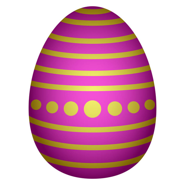 Isolated easter egg - Διάνυσμα, εικόνα