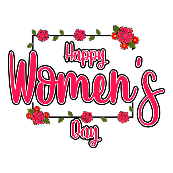 Happy women day - Vector, Imagen