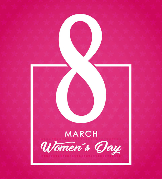 Womens day design - Vector, Image