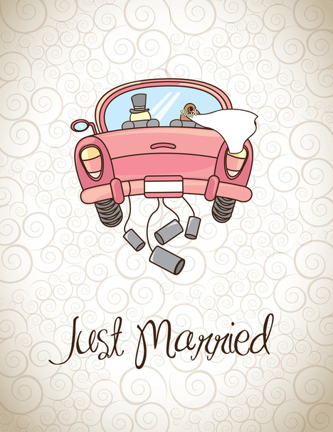 Just married - Vector, Image