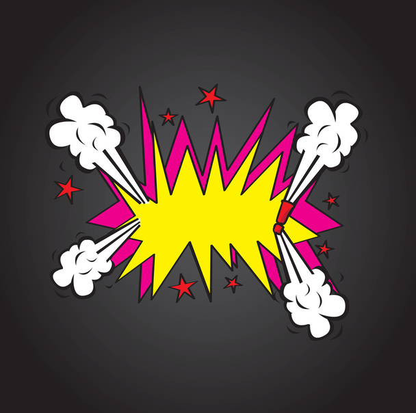 Explosion cloud - Vector, Image