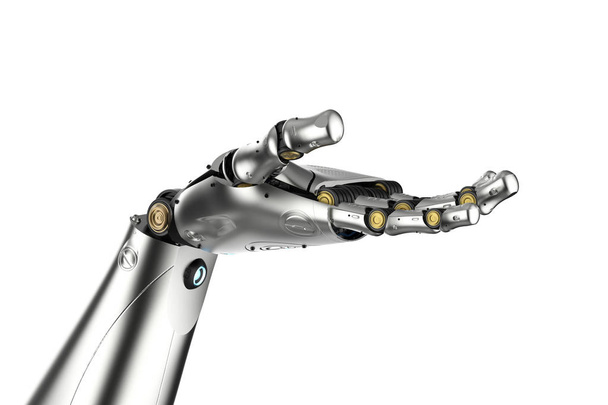cyborg arm isolated - Foto, Imagem